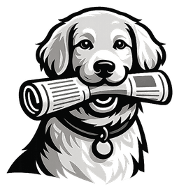 Top Dawg News dog logo