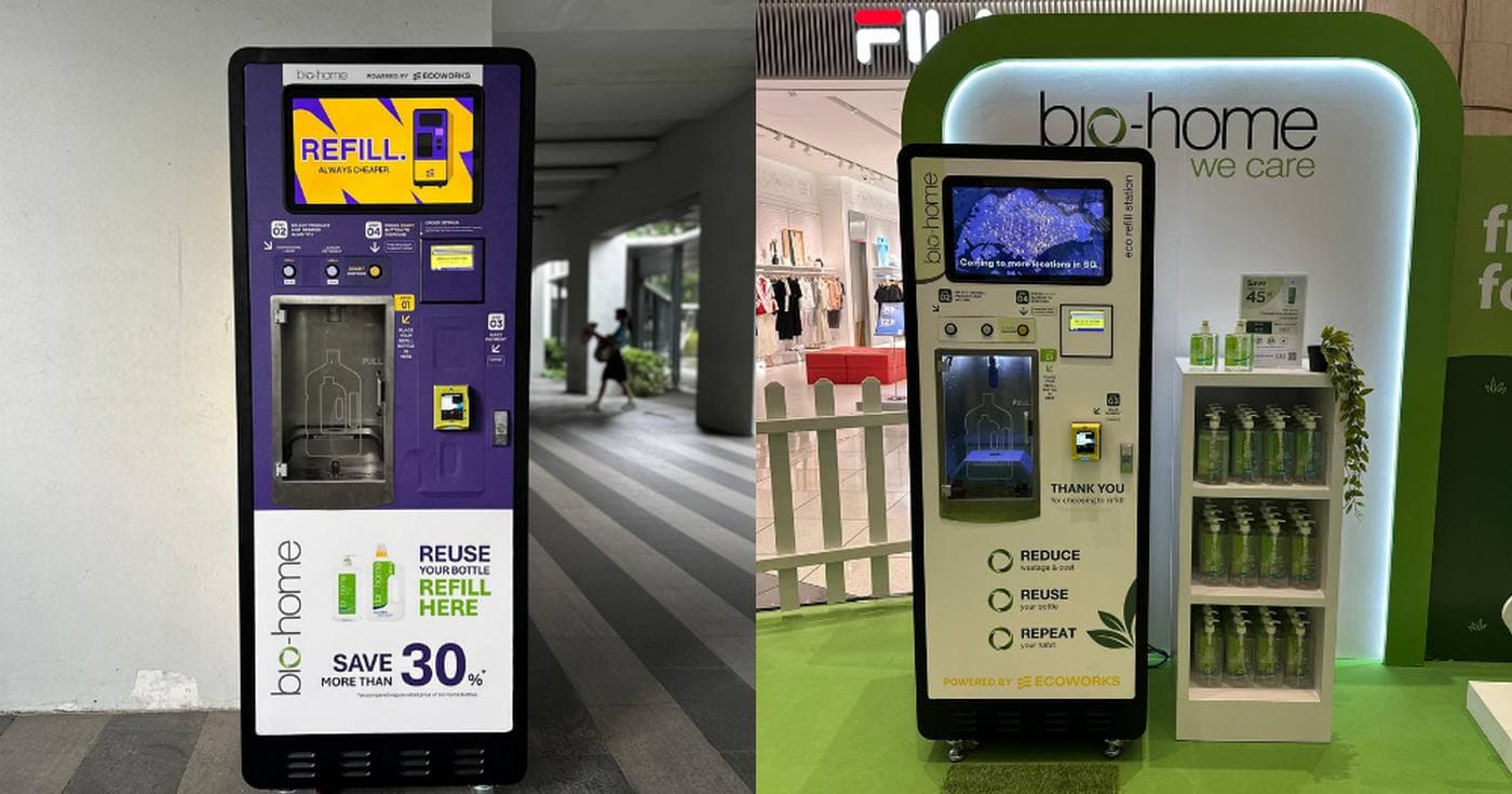 Singapore opens 100+ refill stations to reduce plastic waste