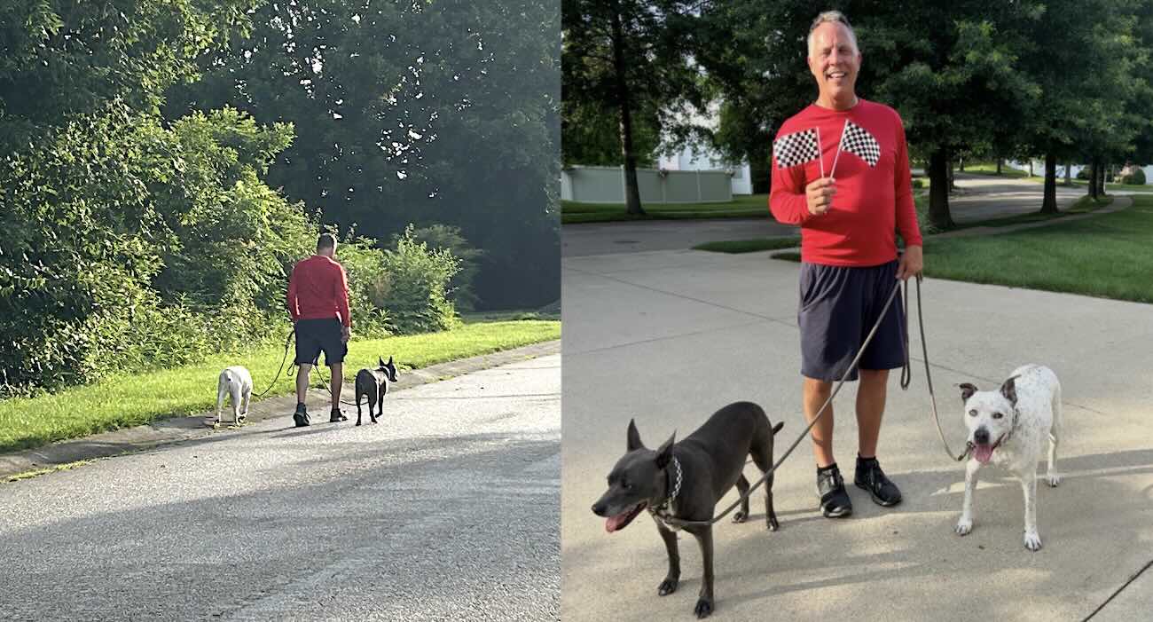 Dad Walks Around the World, One Step at a Time