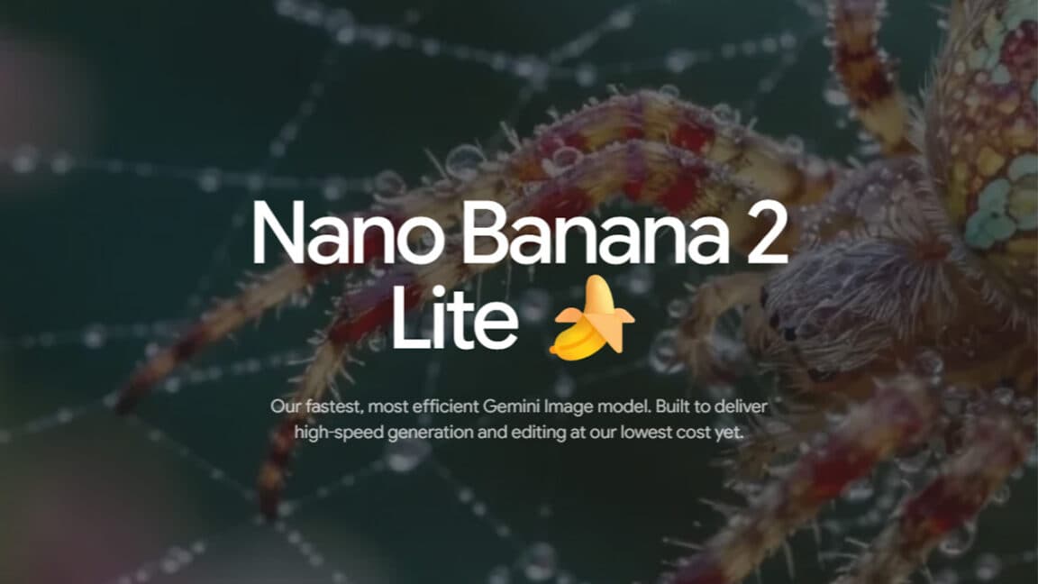 Google Launches Nano Banana 2 Lite: Speed Meets Affordability