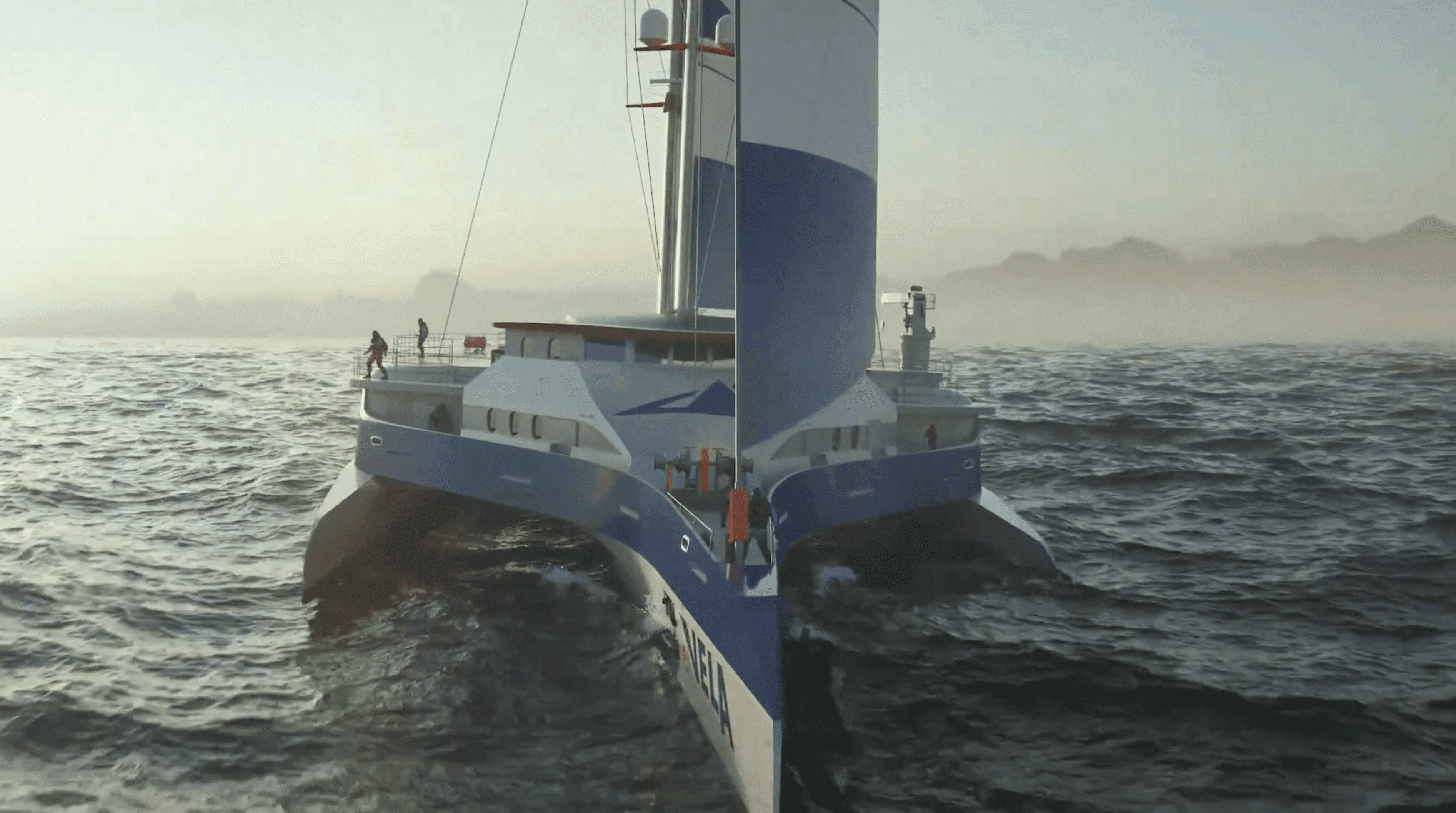 DHL's winged future: sailboats haul cargo across oceans