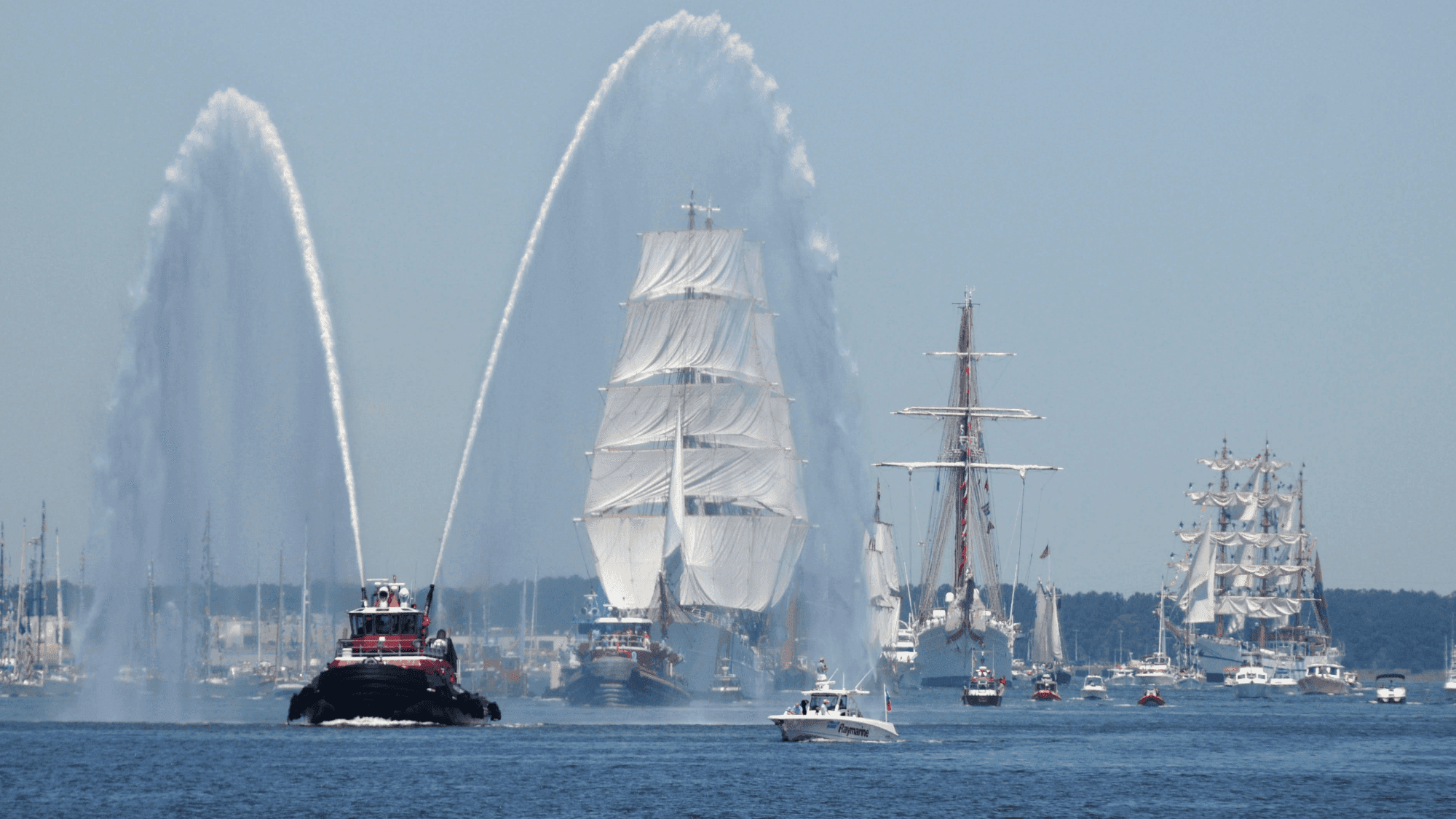 Tall Ships Unite: World's Largest Peacetime Fleet Sails Into NYC