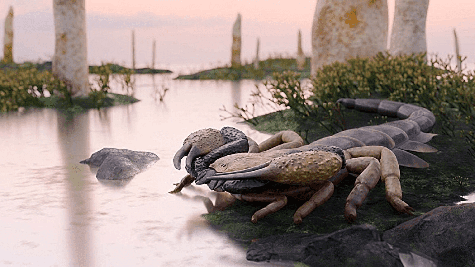 Baseball-Bat Scorpions Dominated Ancient Seas