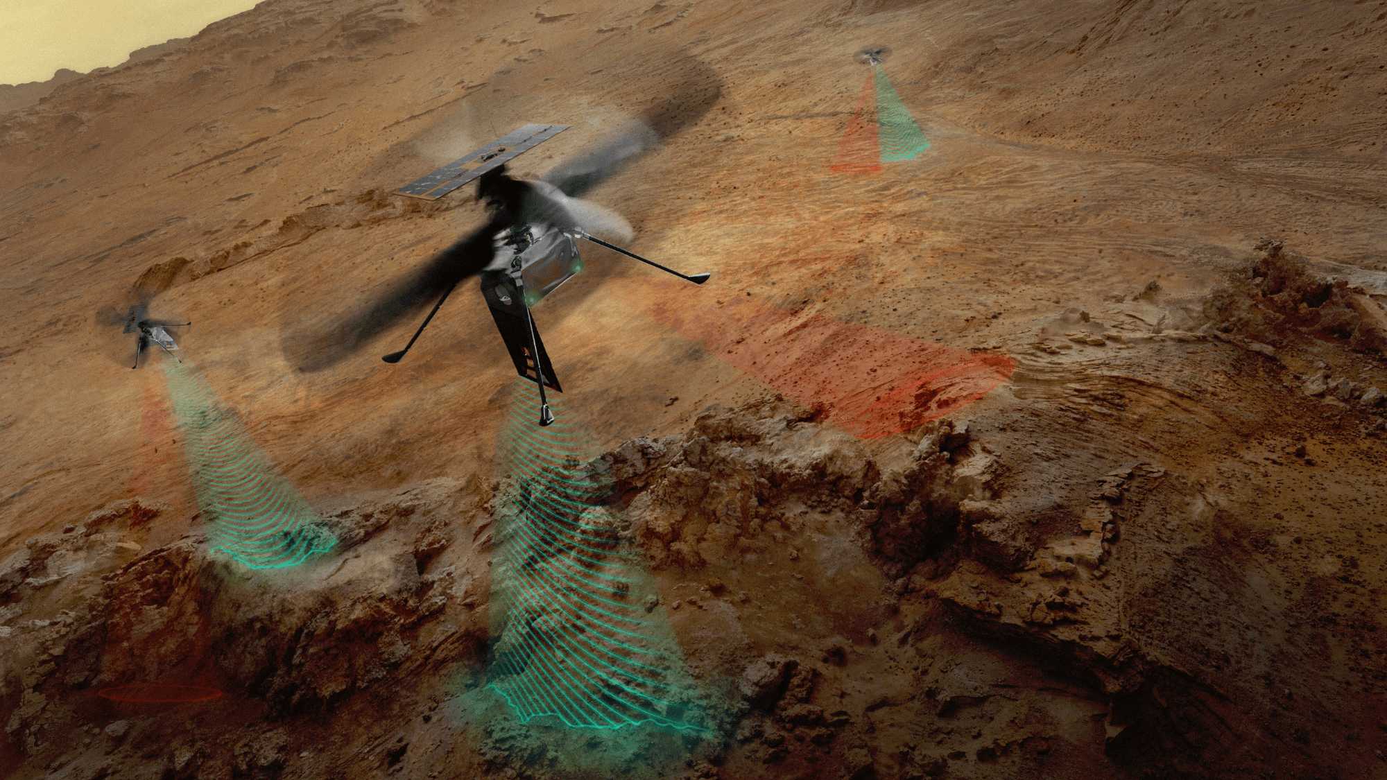 NASA's Skyfall Helicopters Preview Mars Exploration Future